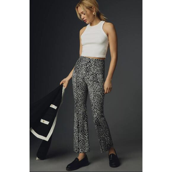 Anthropologie Maeve Margot Kick-Flare Cropped Pants - New SP - Picture 1 of 5